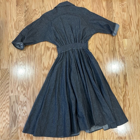 Vintage D Frank 6 Women's Denim Jean Dress - Picture 2 of 3
